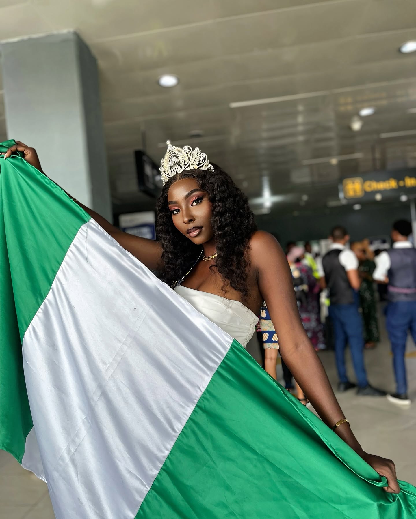 Tamunosoye Karibi-George at the Miss Africa Pageant 2024, Accra Ghana