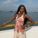 Queen Soye on a cruise boat in Vietnam