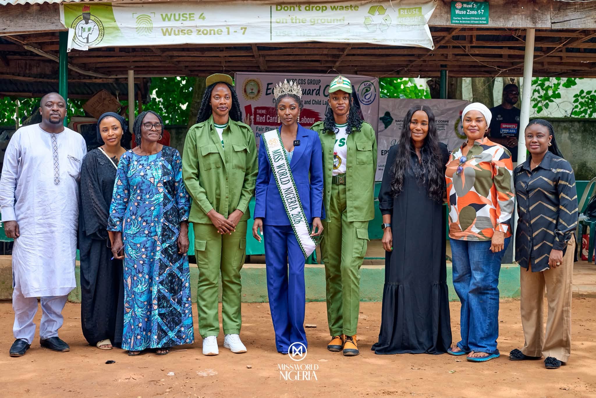 Queen Soye at the NYSC Zonal Office