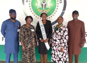Queen Soye at the Ministry of Foreign Affairs, Abuja