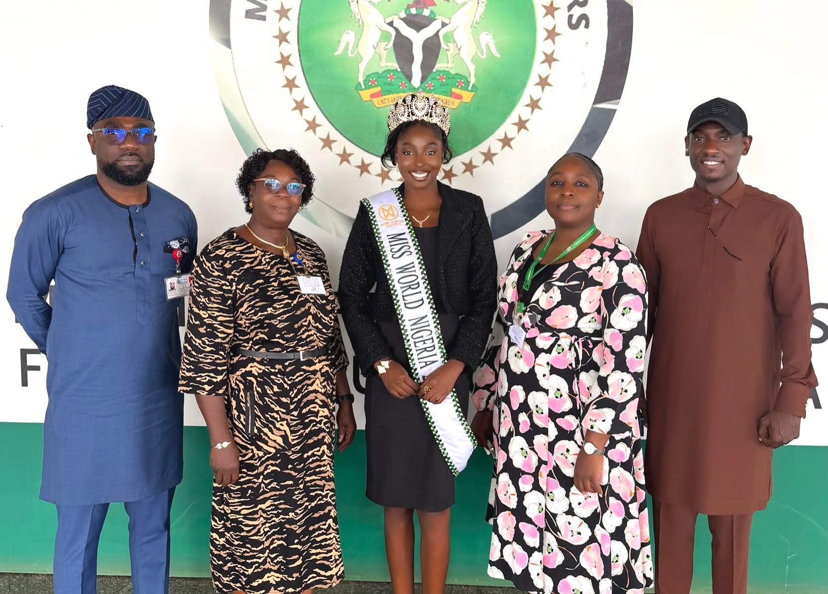 Queen Soye at the Ministry of Foreign Affairs, Abuja