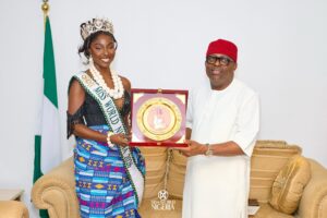 Queen Soye with Governor Fubara at Rivers State Government House
