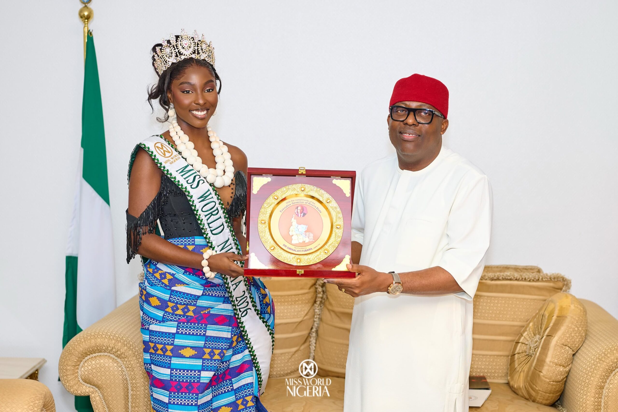 Queen Soye with Governor Fubara at Rivers State Government House